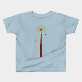 Parachute Tower Kids T-Shirt